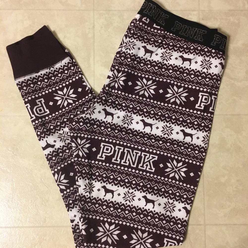 Victoria’s Secret PINK Thermal leggings Size Large